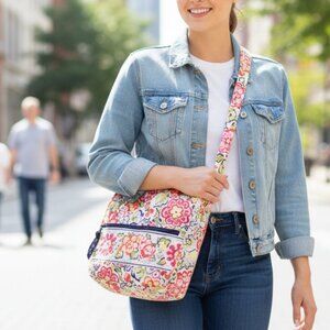 Vera Bradley Lola Print Mailbag Crossbody